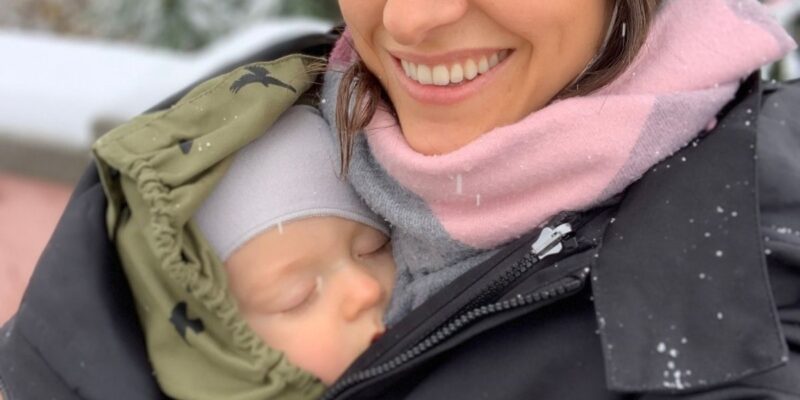 Babywearing in inverno